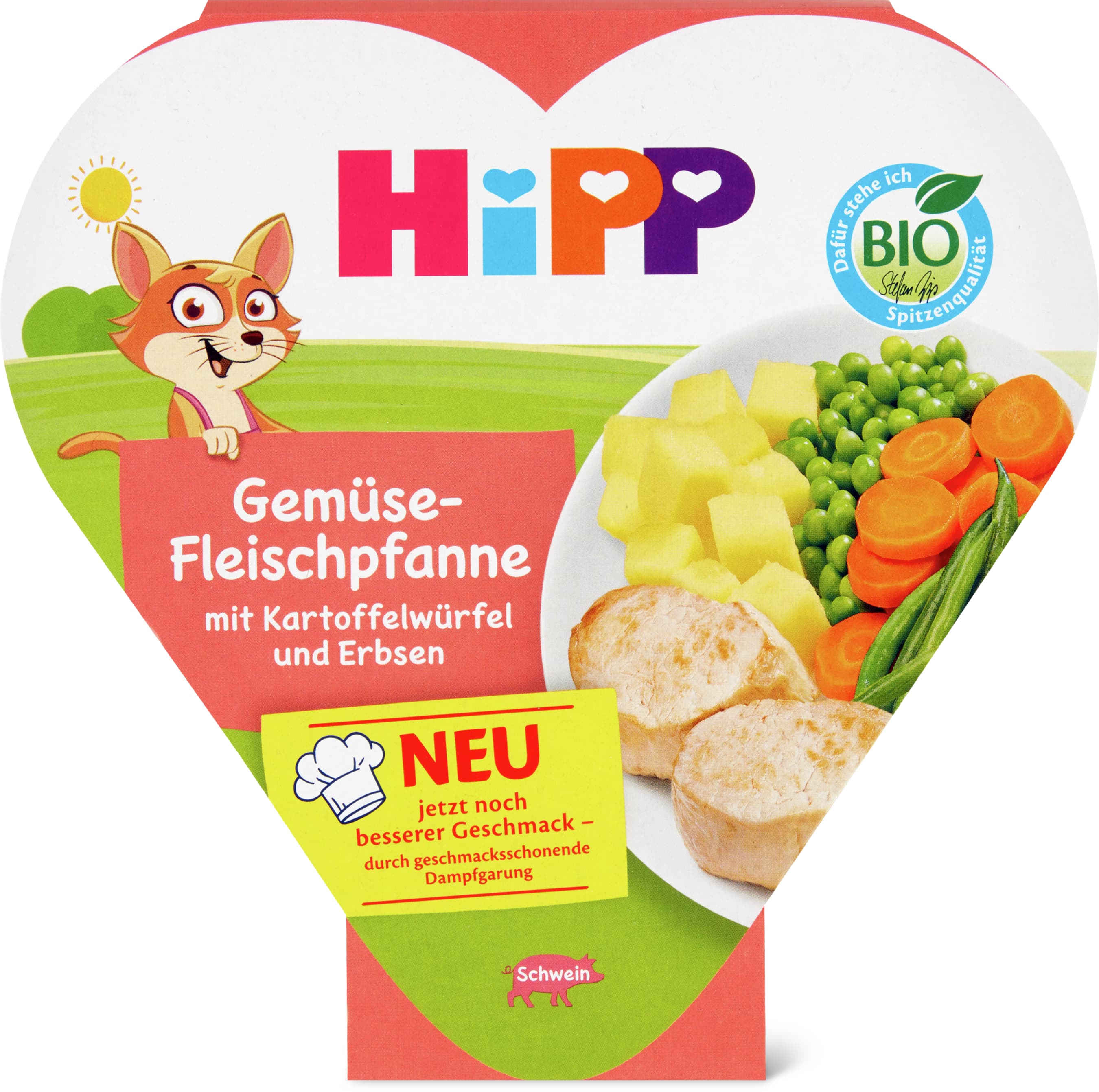 Hipp Poêlée légumes et viande Bio, Dès 1 an 250g